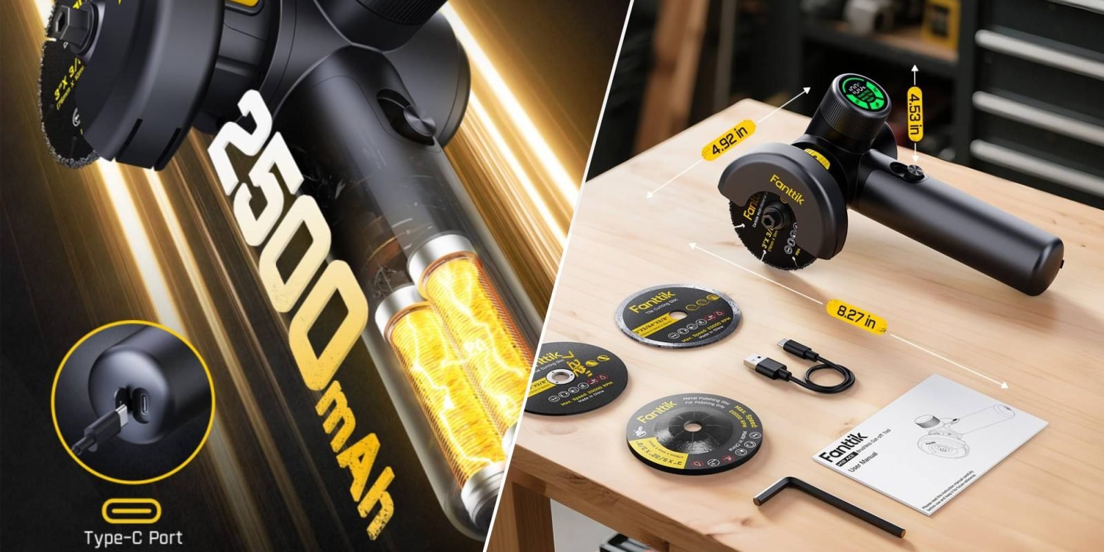 أفضل عروض الجمعة السوداء على Apple – AirPods وMacBook وiPhone والمزيد 9to5Mac 185 Fanttik M10 ACE USB C Rechargeable Brushless Angle Grinder