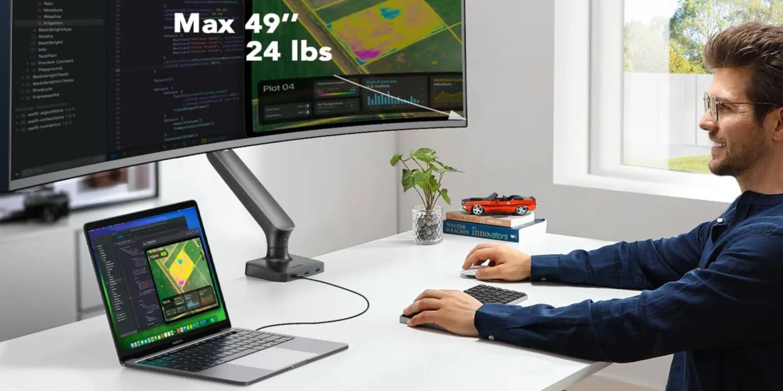 أفضل عروض الجمعة السوداء على Apple – AirPods وMacBook وiPhone والمزيد 9to5Mac 48 HUANUO 49 inch Ultrawide Monitor Arm