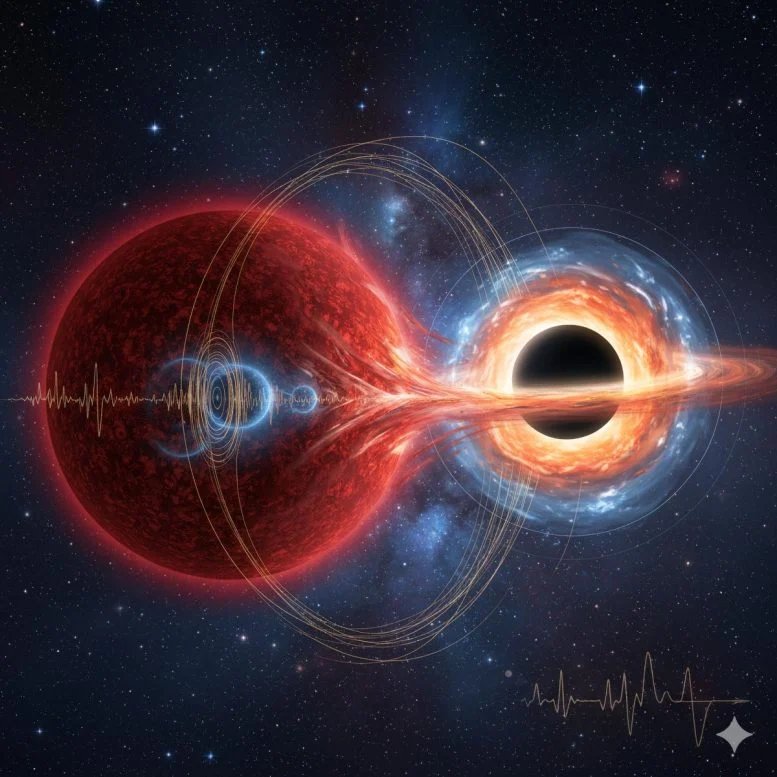 اكتشف علماء الفلك نجمًا يكسر القواعد التي تدور حول ثقب أسود صامت