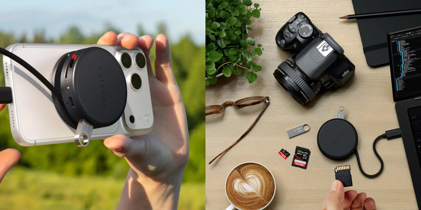 Satechi OntheGo 7 in 1 Multiport Adapter hero