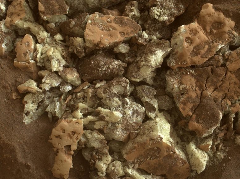 Sulfur on Mars