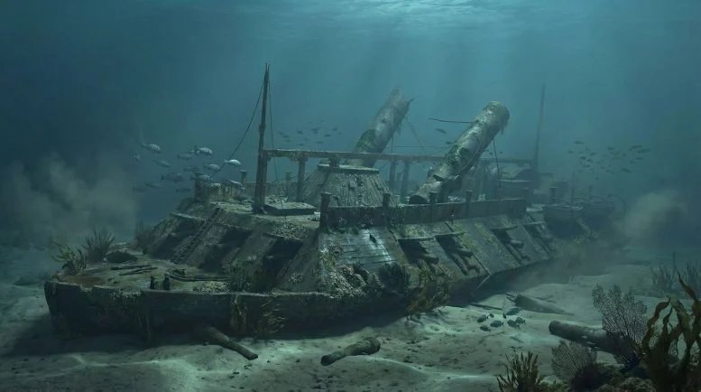 Sunken Ship USS Cairo