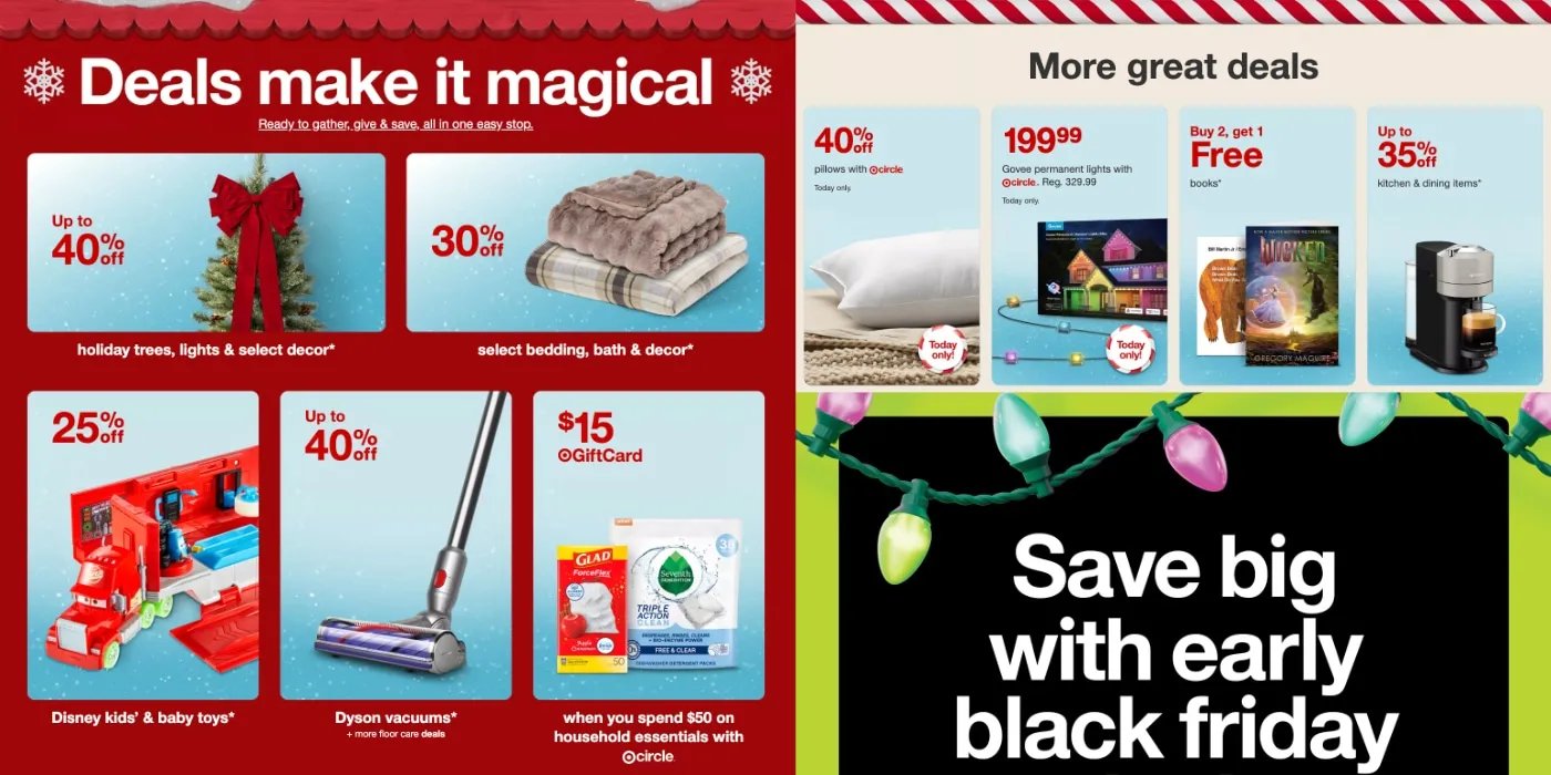 Target Weeklong 2 Black Friday Deals Week 2