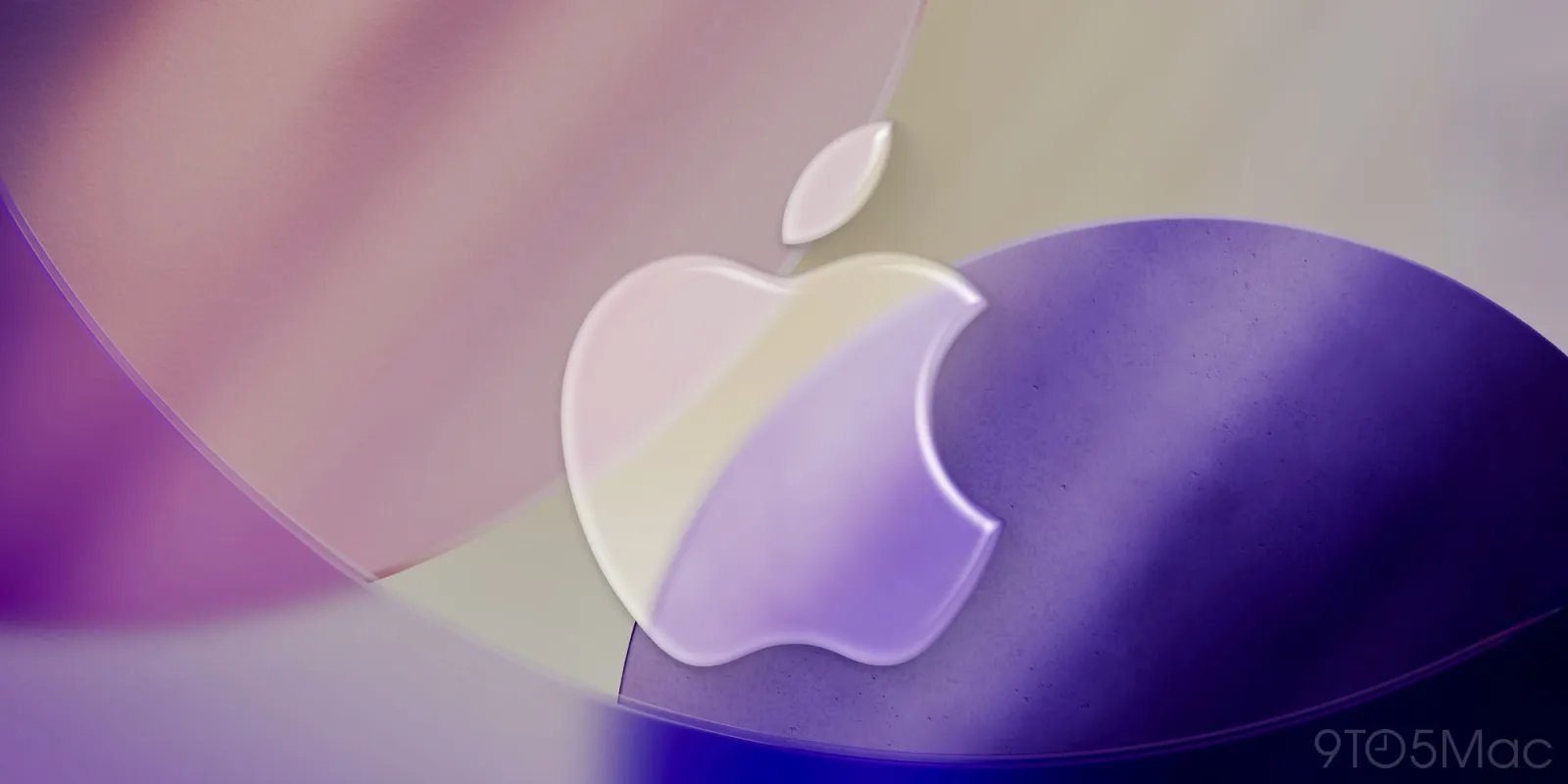 apple logo liquid glass ios 26 pink