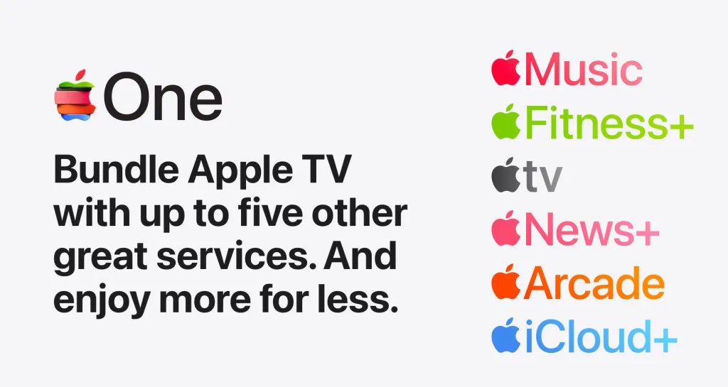 apple one services new logo