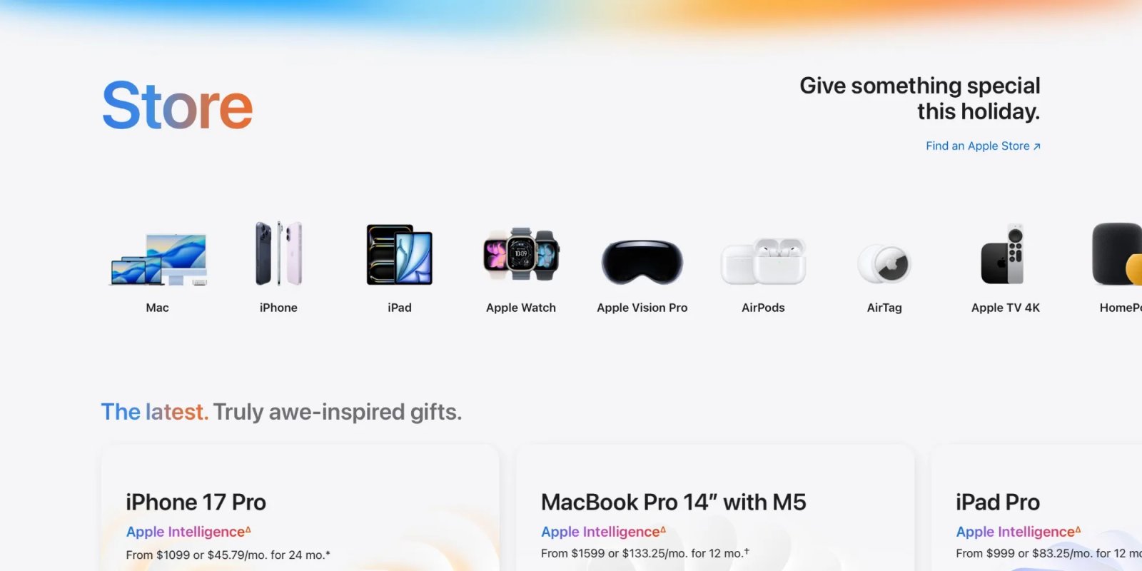 تطرح متاجر Apple زينة الأعياد لبدء الموسم 2 apple store online holiday 2025