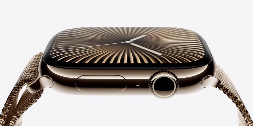 يُجري iOS 26.1 تغييرًا ذكيًا ودقيقًا في الرسوم المتحركة لأيقونة الساعة 3 apple watch series 10 gold side