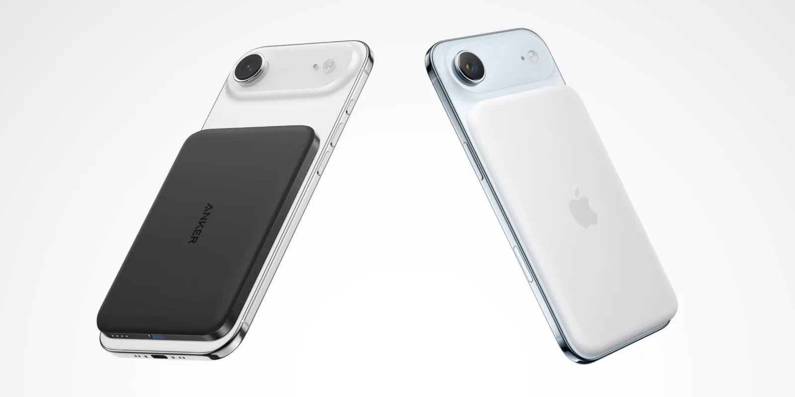 أفضل بنك طاقة لجهاز iPhone Air: Apple MagSafe Battery مقابل Anker Nano 1 iphone air magsafe battery power bank