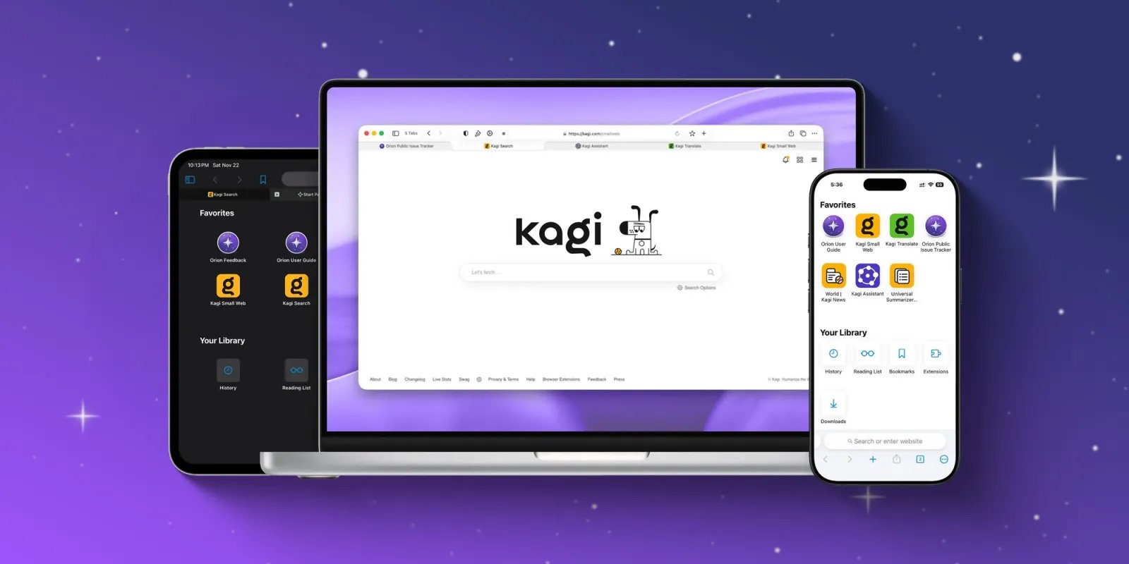 متصفح Orion الجديد لأجهزة Mac مستوحى من Apple، حيث يتميز بالسرعة والخصوصية وWebKit 1 orion browser mac