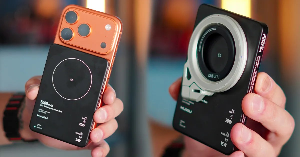 إحدى الميزات التي تجعل حزمة بطارية MagSafe هذه متميزة