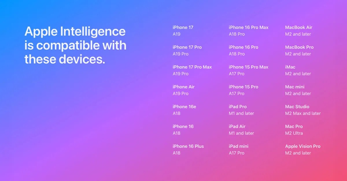 تقول شركة Apple إن شركة Apple Intelligence تتطلب جهاز M2 Mac لكن لا داعي للذعر