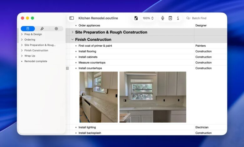 سيكون OmniOutliner 6 بمثابة تحديث ضخم ويمكنك تجربته اليوم
