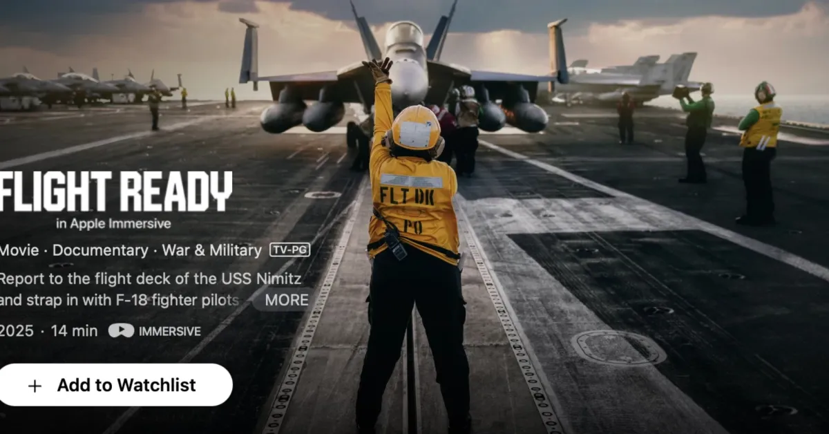 يقدم فيلم Flight Ready لقطات غامرة للطيار المقاتل F