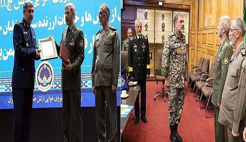 لسلاح الجو والدفاع الجوي المشترك.. تعيين قادة جدد لمقر خاتم الانبياء (ص) لسلاح الجو والدفاع الجوي المشترك.. تعيين قادة جدد لمقر خاتم الانبياء (ص)