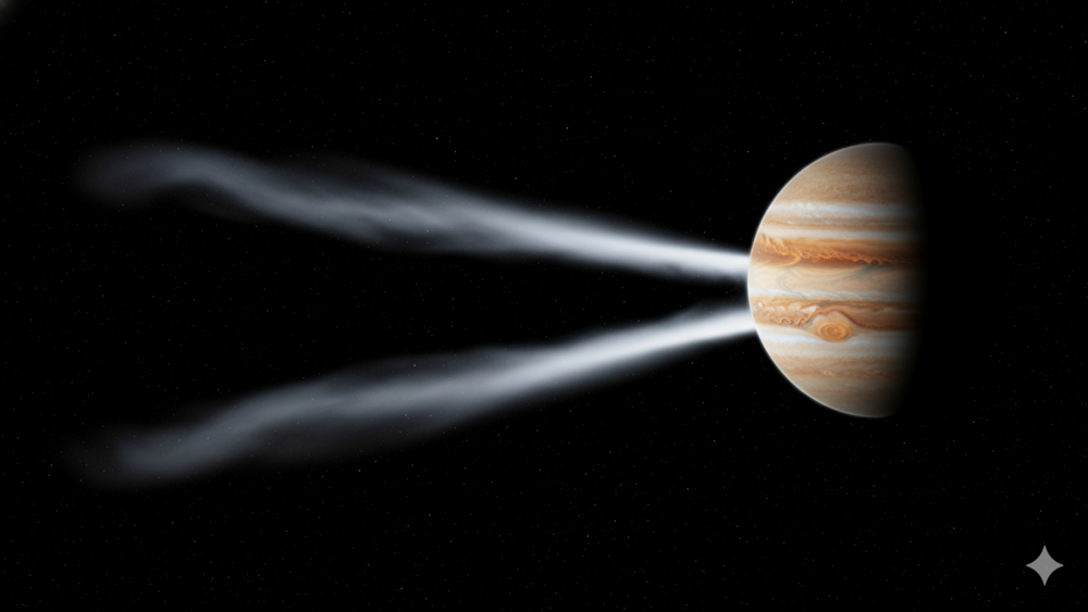 رصد علماء الفلك ذيلين متدفقين على كوكب خارج المجموعة الشمسية لأول مرة رصد علماء الفلك ذيلين متدفقين على كوكب خارج المجموعة الشمسية لأول مرة