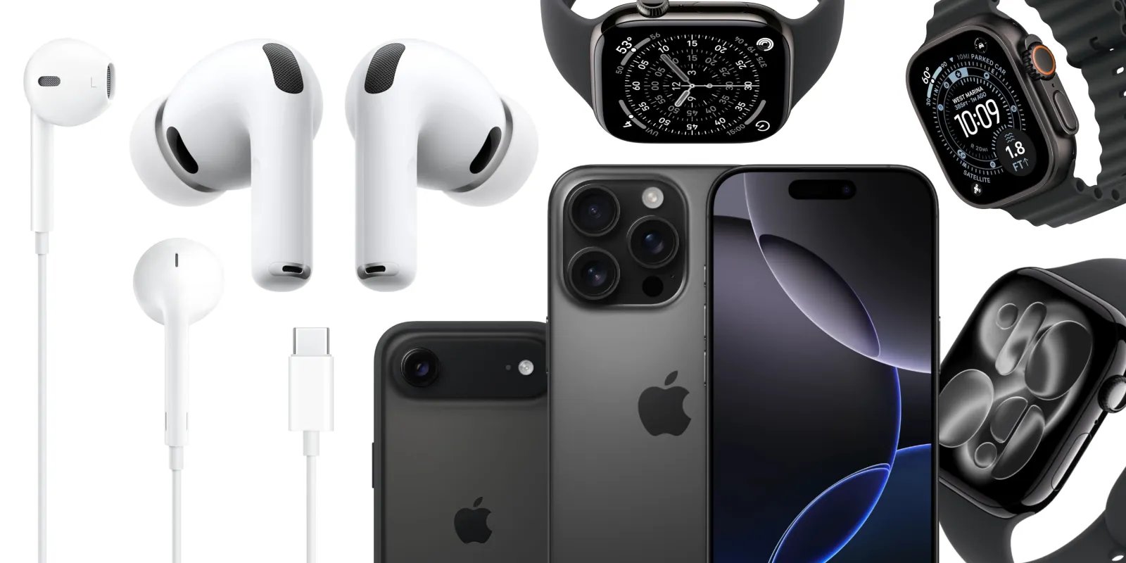 Apple Watch Ultra 2، iPhone 16 Pro Max، Mac mini، المزيد 9to5Mac 1 Apple deals Apple Watch Series 11 EarPods iPhone 16 Pro