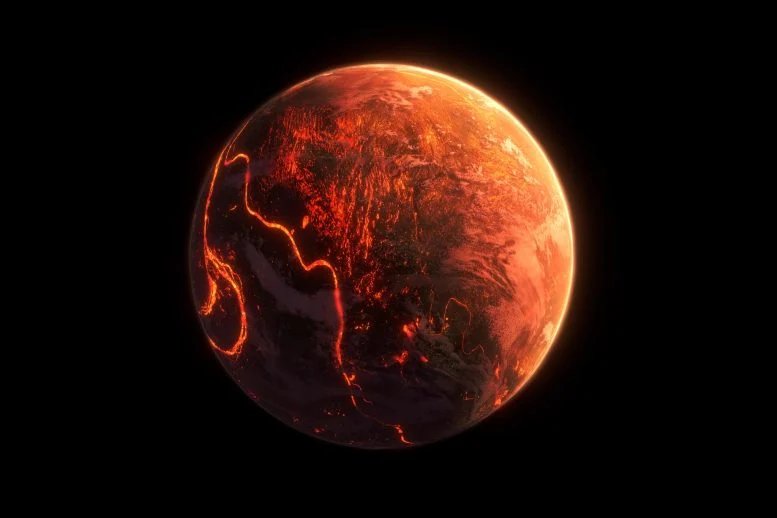 اكتشف العلماء كيف أنقذت الأرض المبكرة مياهها من الدمار الشامل 1 Early Earth Formation Lava Planet