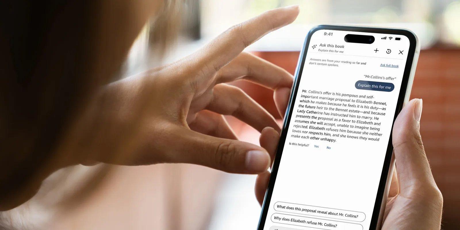 يتم إطلاق ميزة Kindle Ask this Book المدعومة بالذكاء الاصطناعي في تطبيق iOS 1 Kindle Ask this Book feature launches in iOS app