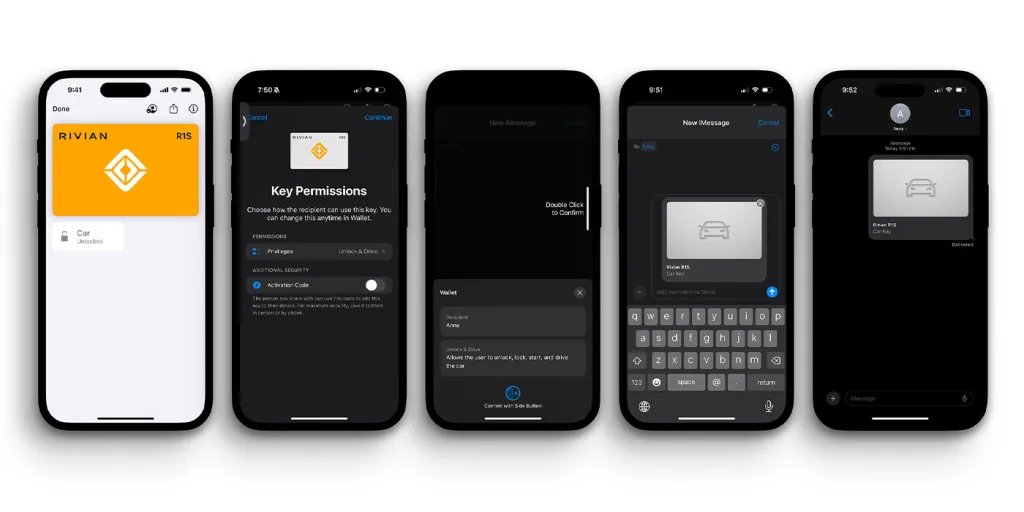 تطرح Rivian تحديث البرنامج 2025.46، بما في ذلك القيادة العالمية بدون استخدام اليدين والمفتاح الرقمي لمستخدمي Apple وAndroid 3 Rivian hands free iPhone