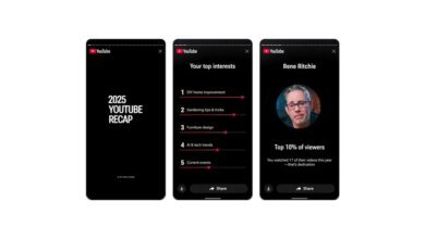 YouTube “Recap” هو نسخة فيديو من Spotify Wrapped