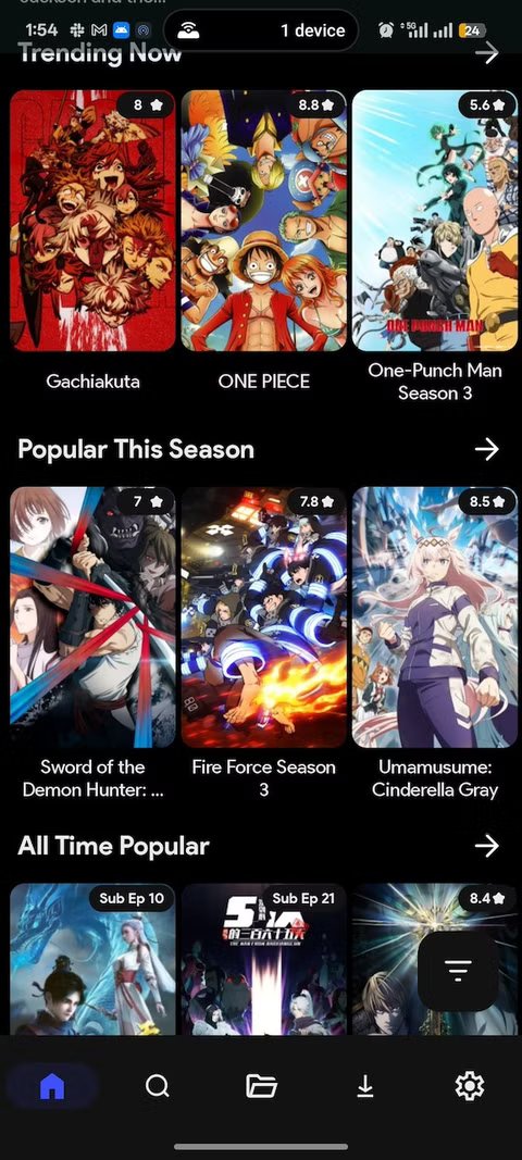 هذه التطبيقات الستة تحافظ على ثقافة الأنيمي الخاصة بي 11 anime on cloudstream app