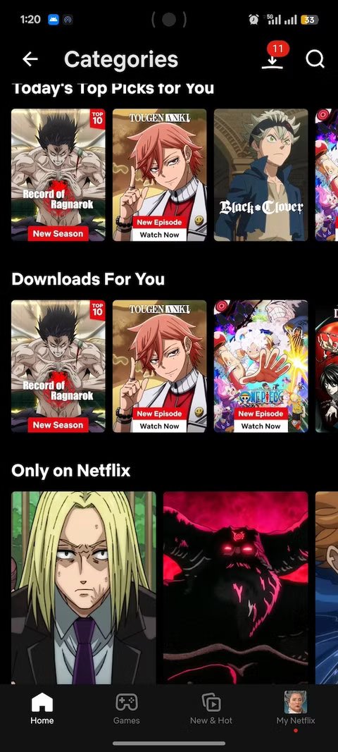 هذه التطبيقات الستة تحافظ على ثقافة الأنيمي الخاصة بي 1 anime on netflix app