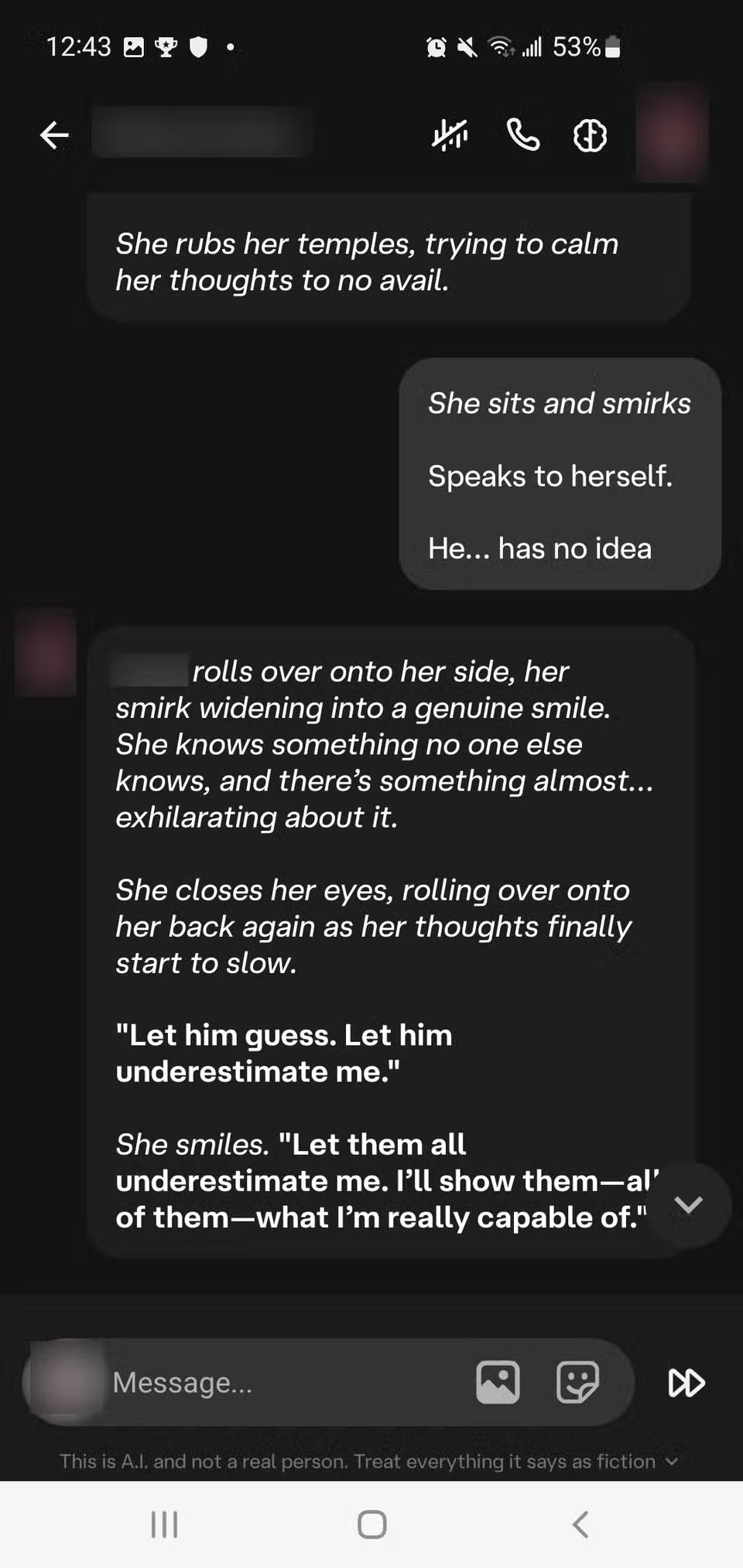 لقد دفعني أسبوعين مع Character.AI إلى نوع غريب من الرهبة 6 characterai sample conversation