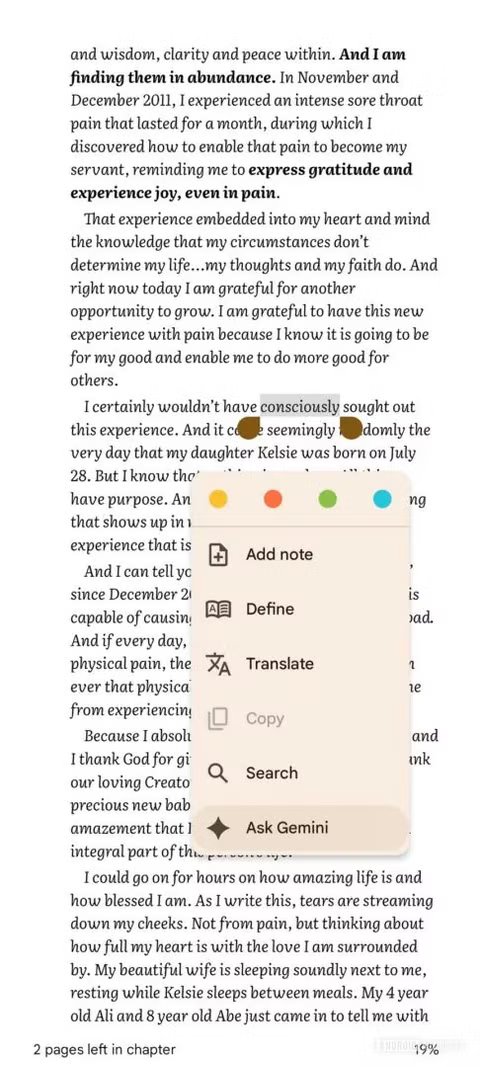 تحصل كتب Google Play على ترقية إنتاجية هائلة 1 google play books and audiobooks gemini integration 1 aa