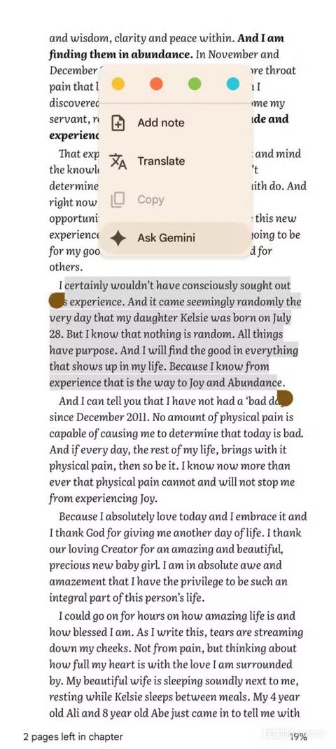 تحصل كتب Google Play على ترقية إنتاجية هائلة 2 google play books and audiobooks gemini integration 2 aa