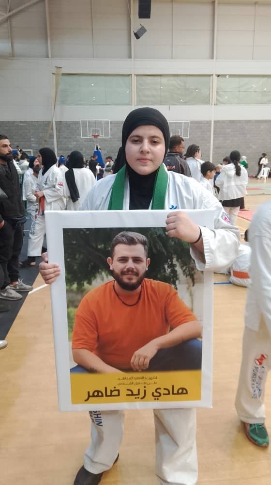 أم البنين زيد ضاهر تحرز المركز الأول ببطولة لبنان في الكيكوشنكاي