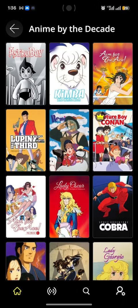 هذه التطبيقات الستة تحافظ على ثقافة الأنيمي الخاصة بي 7 retrocrush anime app