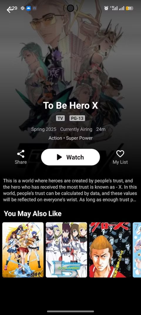 هذه التطبيقات الستة تحافظ على ثقافة الأنيمي الخاصة بي 6 to be hero x anime on animepulse app