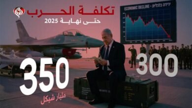 خسائر قياسية.. تداعياتطوفان الأقصى على الاقتصاد الإسرائيلي في 2025 خسائر قياسية.. تداعياتطوفان الأقصى على الاقتصاد الإسرائيلي في 2025