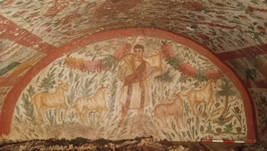 عثر علماء الآثار على لوحة جدارية ليسوع حيث لم يتوقعوا رؤيته
