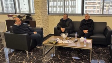 وفد من حزب الله في صيدا زار مدير عام مؤسسة مياه لبنان الجنوبي وفد من حزب الله في صيدا زار مدير عام مؤسسة مياه لبنان الجنوبي