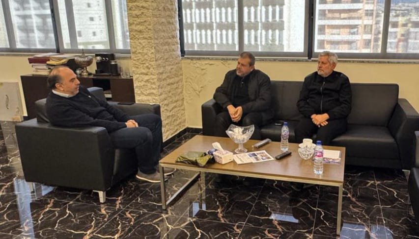 وفد من حزب الله في صيدا زار مدير عام مؤسسة مياه لبنان الجنوبي