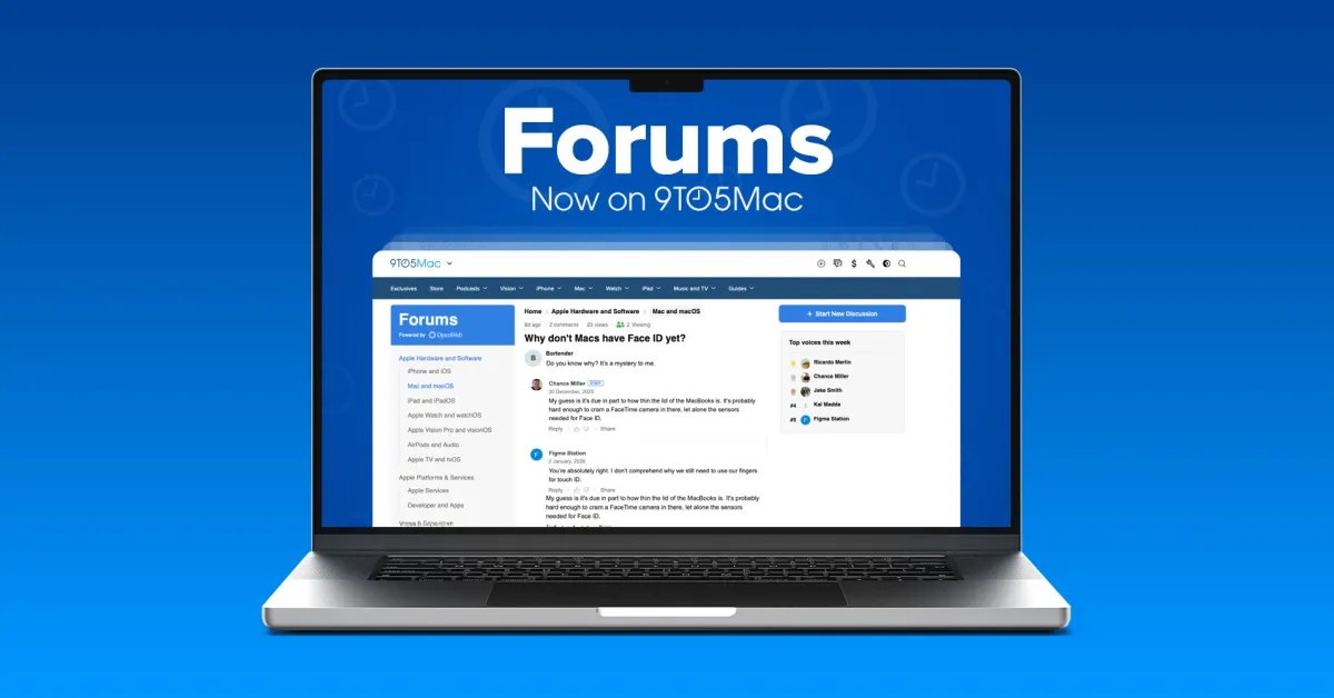 تقديم منتديات 9to5Mac مكان جديد للتواصل تقديم منتديات 9to5Mac مكان جديد للتواصل