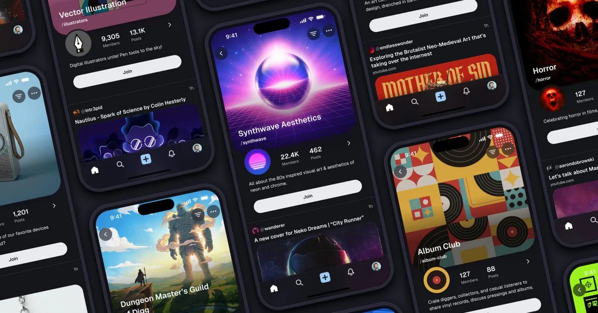 قام منشئو Digg وReddit بإعادة إطلاق Digg للتنافس مع Reddit قام منشئو Digg وReddit بإعادة إطلاق Digg للتنافس مع Reddit