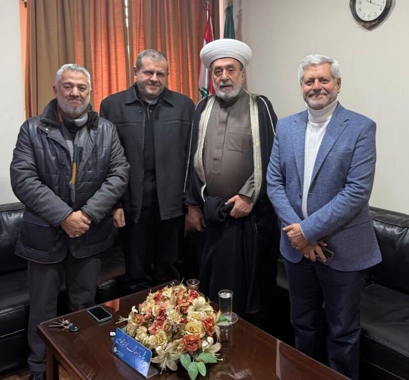 وفد من حزب الله زار المفتي سوسان في صيدا مهنئا بذكرى الإسراء والمعراج