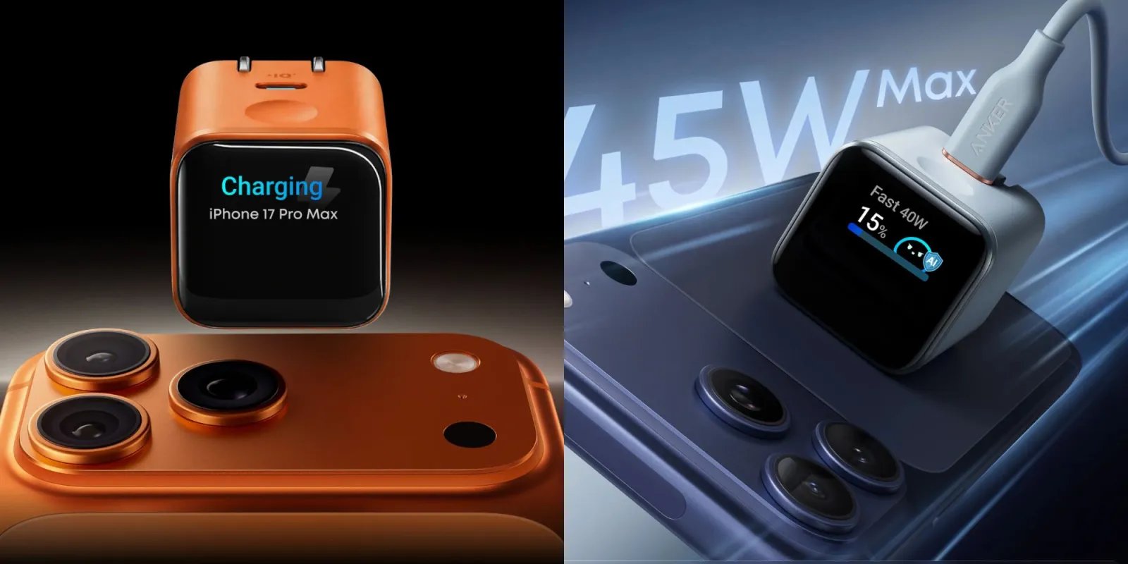 جميع الاكتشافات الغريبة والجامحة والرائعة من أكبر عرض في مجال التكنولوجيا 3 1767731867 398 Anker 45W Nano charger with smart display 1