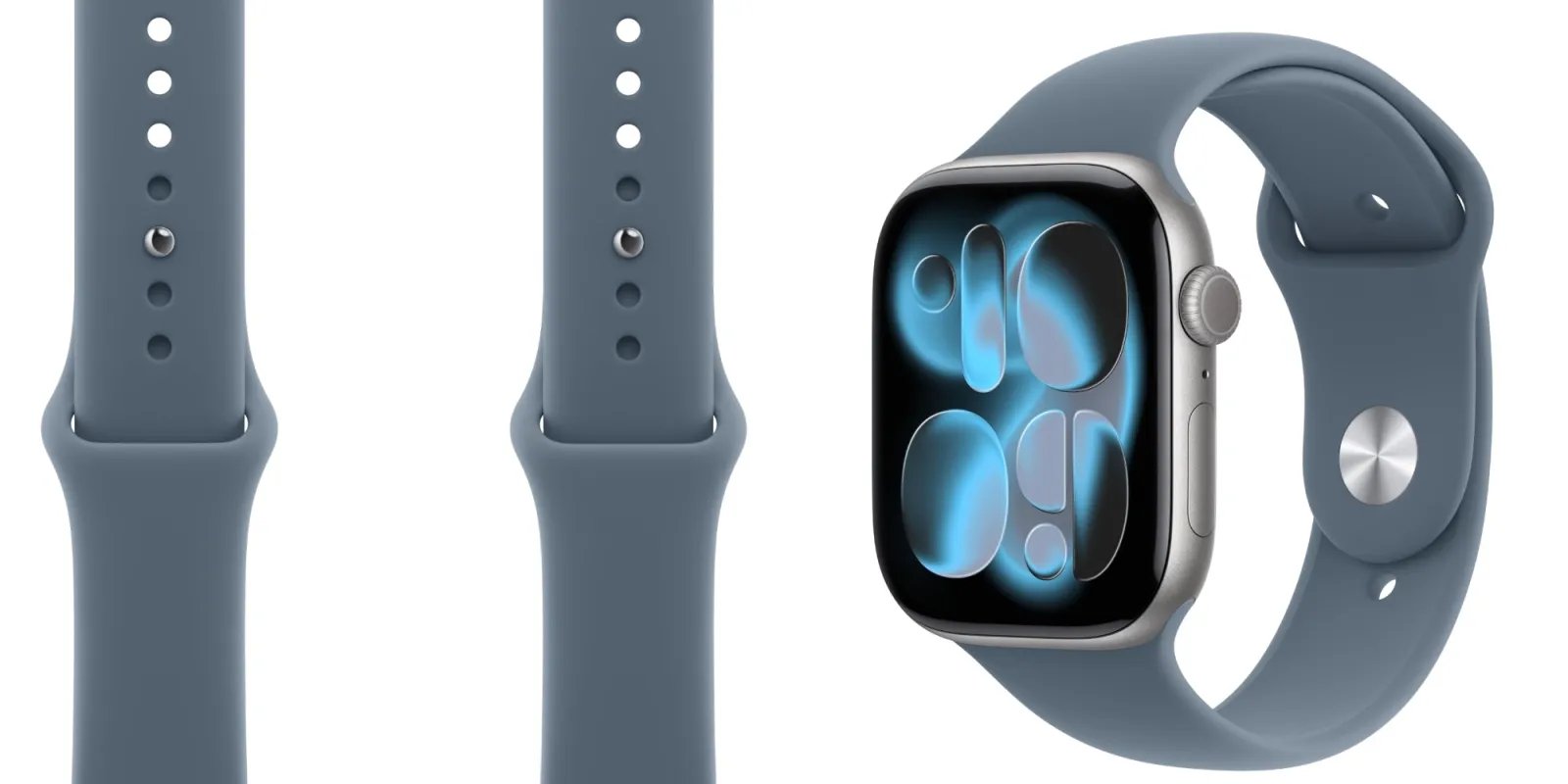 1767891233 696 Apple Watch Sport Band in the latest Anchor Blue