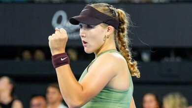 الروسية ميرا أندرييفا إلى المربع الذهبي لبطولة أديلايد (فيديو)