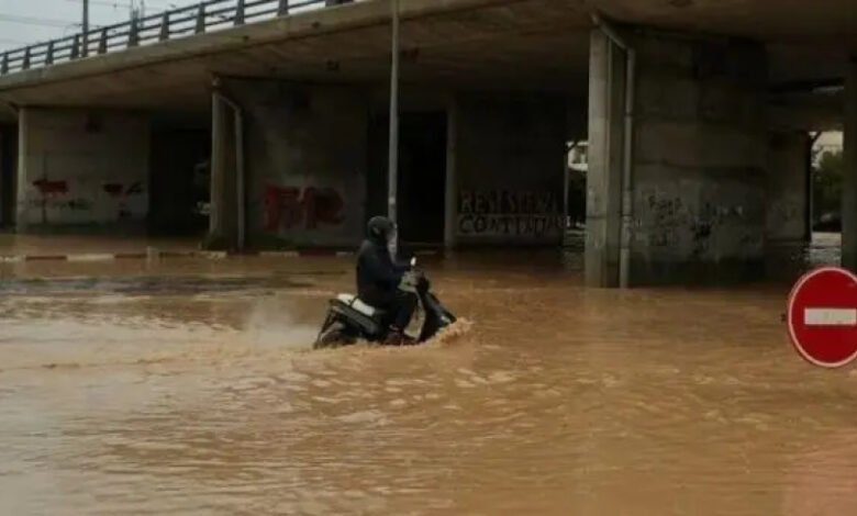 وفاة أربعة اشخاص جراء أمطار غير مسبوقة في تونس