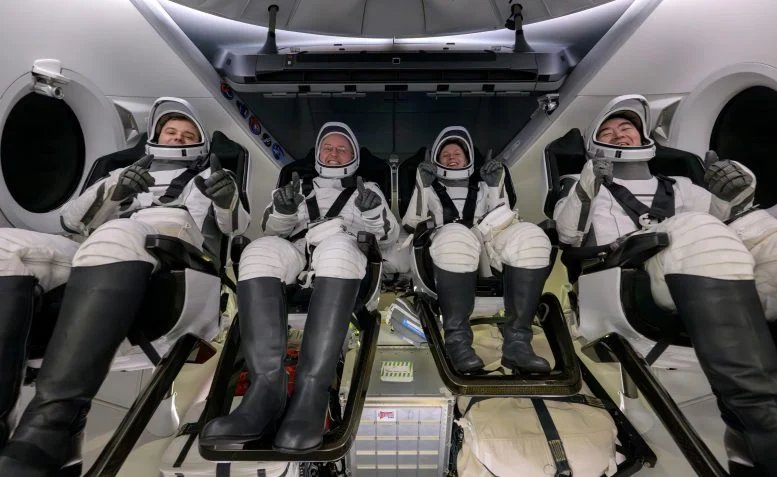 Crew 11 Inside SpaceX Dragon Endeavour Spacecraft