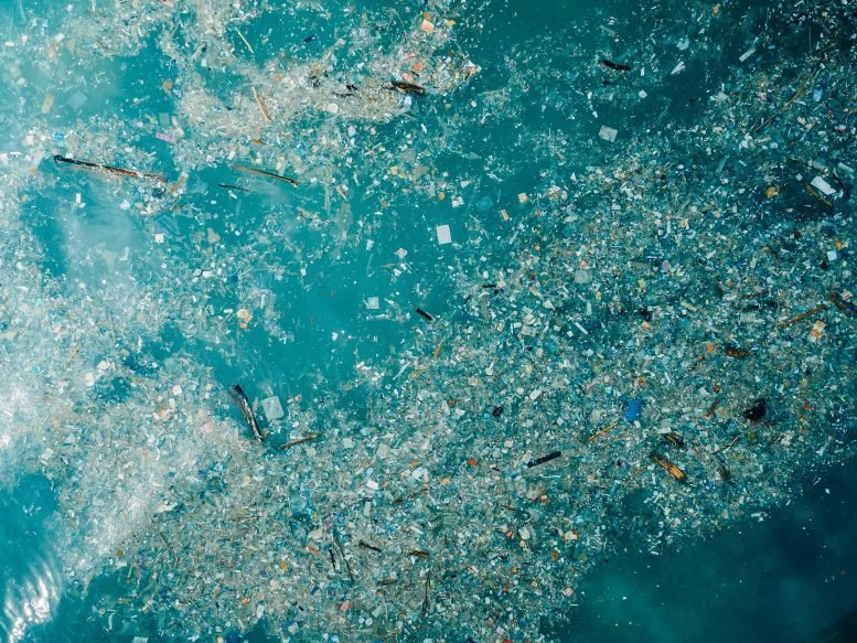 Microplastic Particles Ocean Pollution