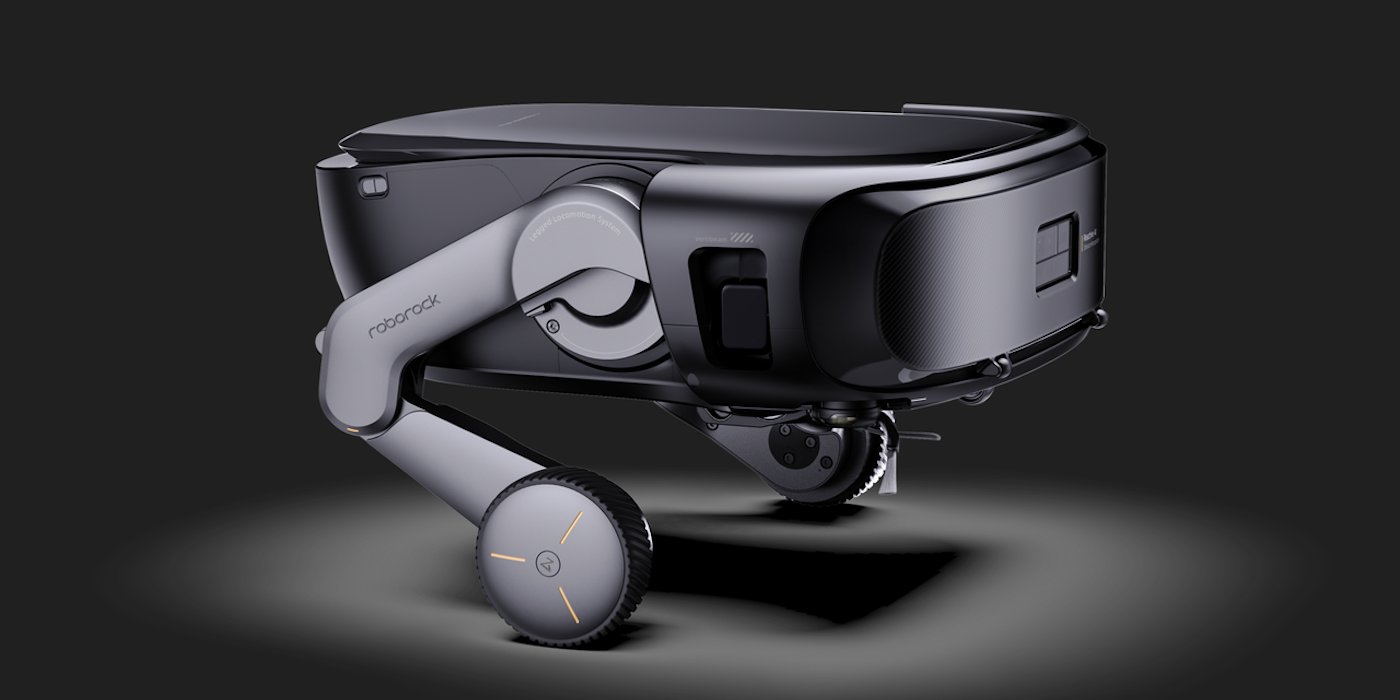 Roborock Saros Rover vacuum up stoairs