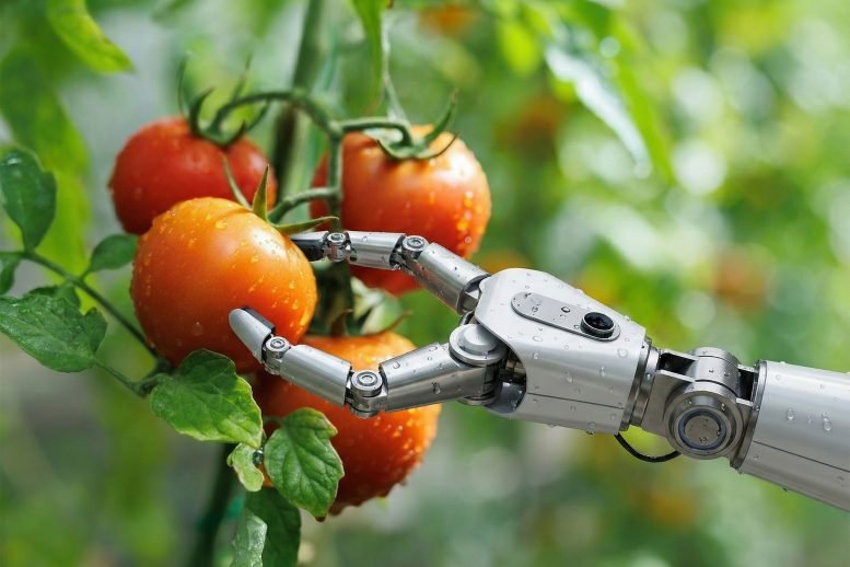 Robot Picking Tomato