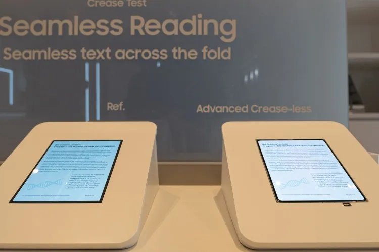 Samsung Display crease free foldable screen