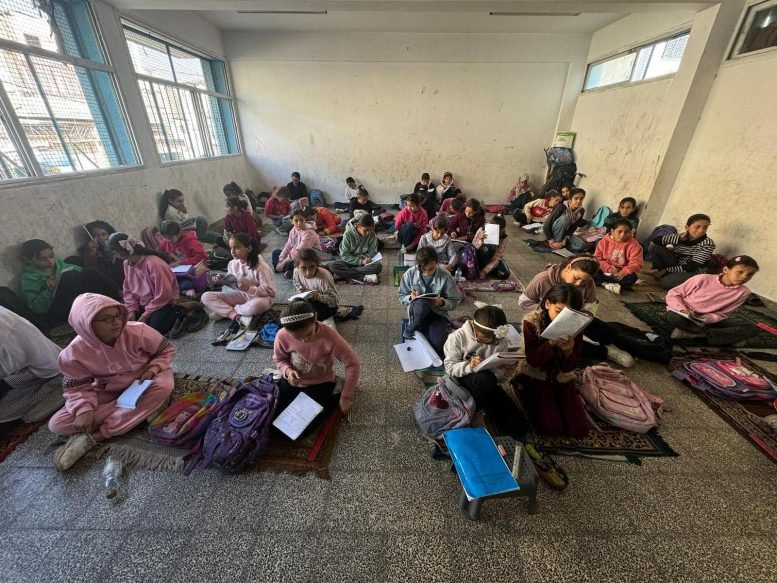 UNRWA Temporary School Students
