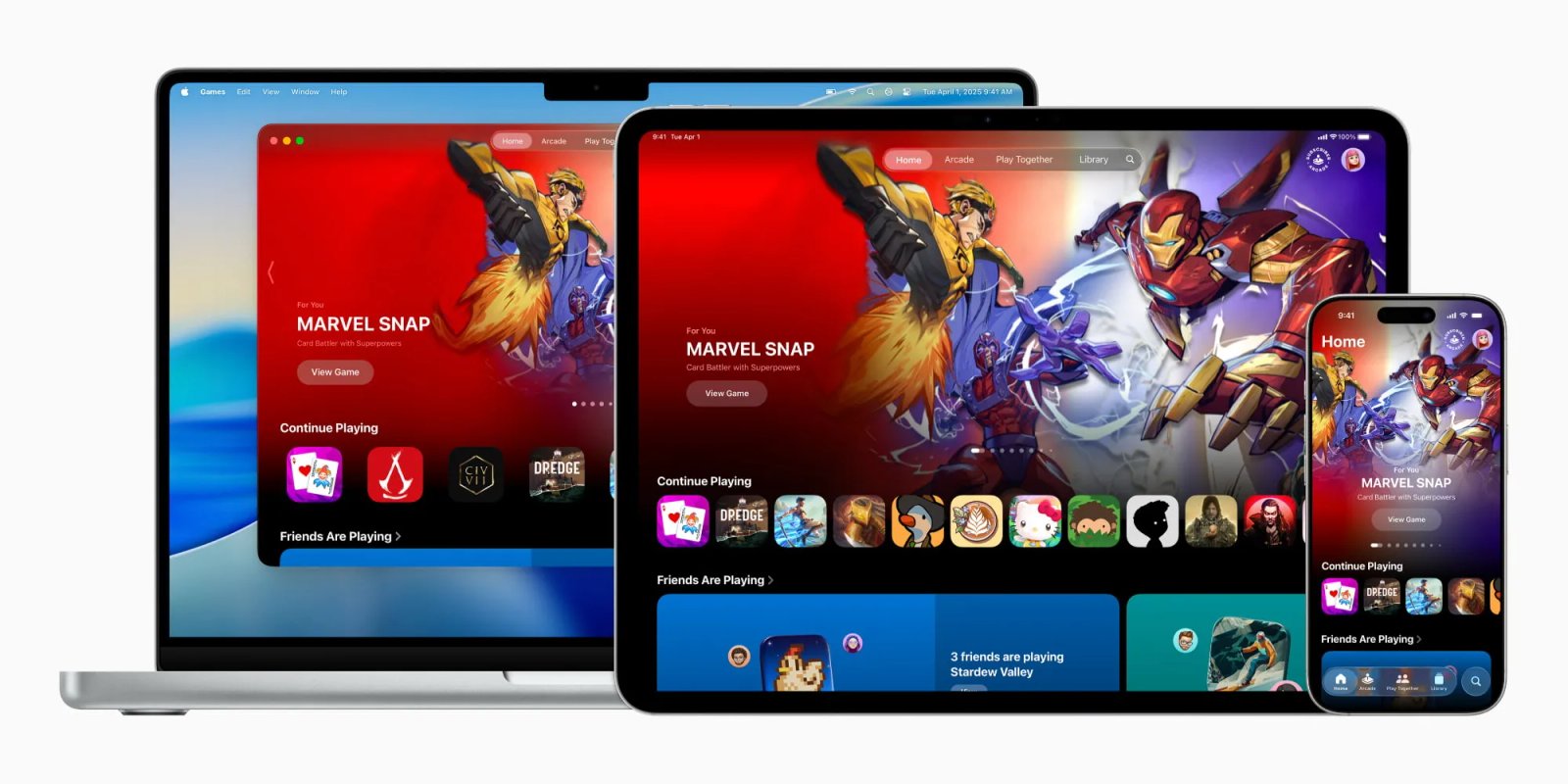 apple games app iphone ipad mac